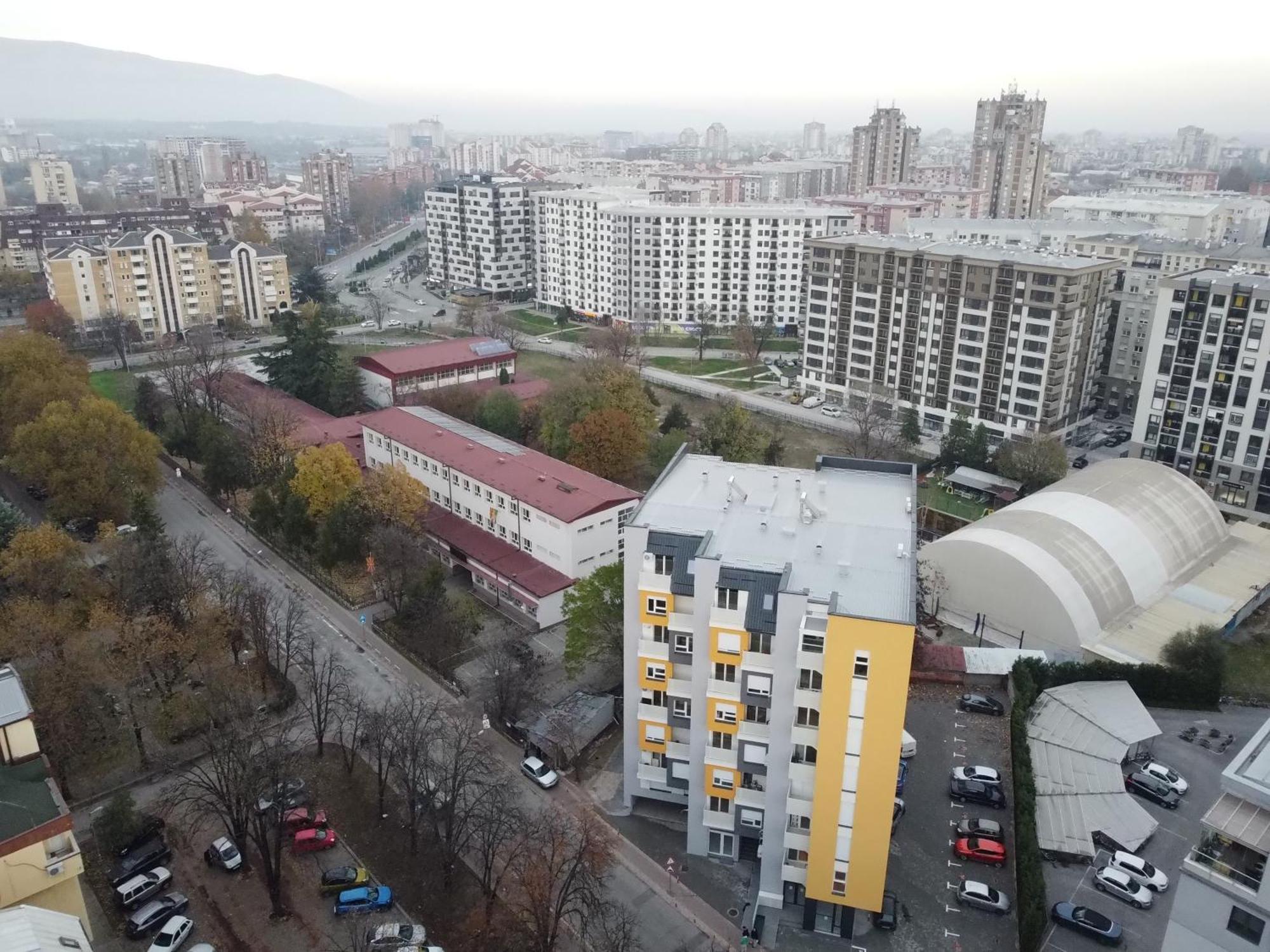 Green Apartment Skopje Bagian luar foto